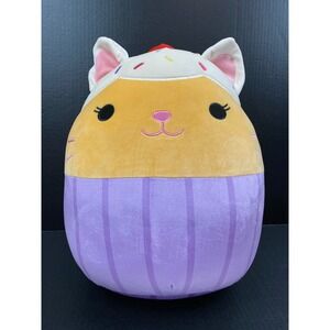 NWT Squishmallow Miriam Cupcake Cat by Kelly Toy Plush Large‎ 16" Rare